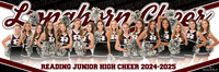 Banner Reading JH cheer